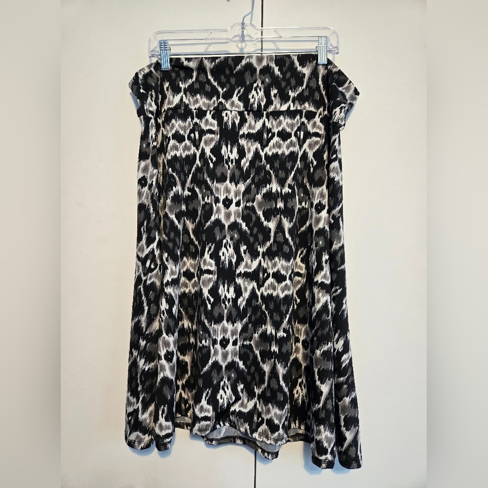 LuLaRoe‎ Animal Print A Line Azure Skirt